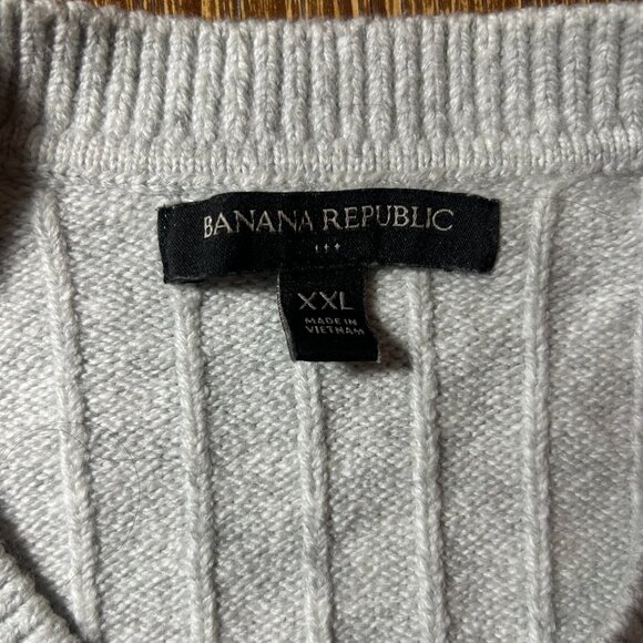 Banana Republic Beige Sweater XXL - Picture 2 of 9
